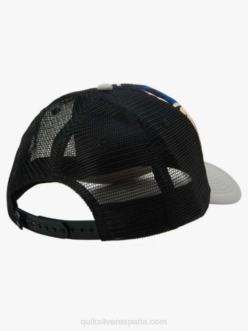 negro rasgado gorra trucker coop buitre D6T4D1051 hombres Quiksilver