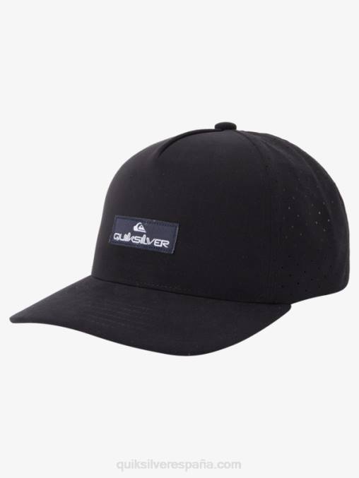negro sombrero de camionero de aguijón D6T4D1685 hombres Quiksilver