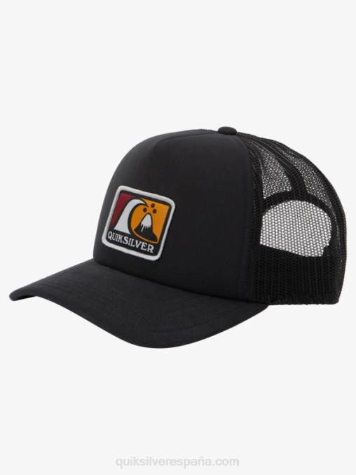 negro sombrero snapback bloqueado por la brisa D6T4D1724 hombres Quiksilver