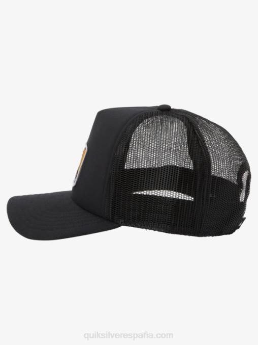 negro sombrero snapback bloqueado por la brisa D6T4D1724 hombres Quiksilver