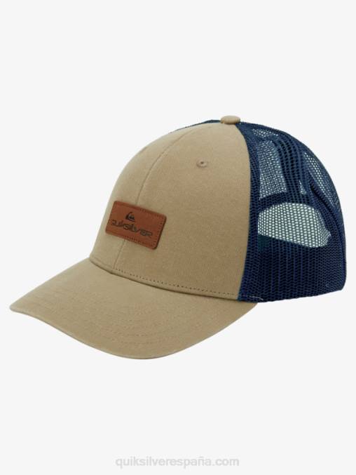 plaza topo abajo del sombrero del camionero de la escotilla D6T4D662 hombres Quiksilver