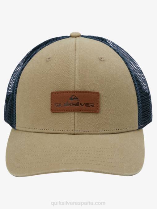 plaza topo abajo del sombrero del camionero de la escotilla D6T4D662 hombres Quiksilver