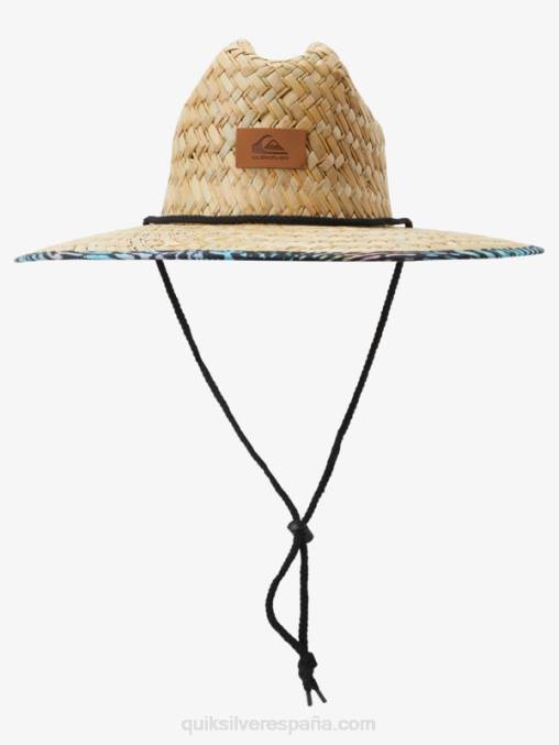 río azul sombrero de paja salvavidas forastero D6T4D387 hombres Quiksilver