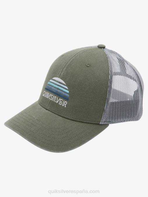 trébol de cuatro hojas gorra de camionero con larguero D6T4D1195 hombres Quiksilver