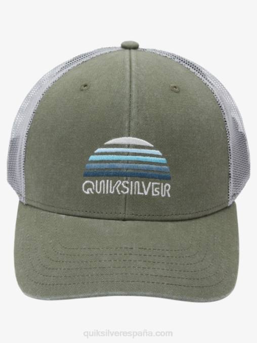 trébol de cuatro hojas gorra de camionero con larguero D6T4D1195 hombres Quiksilver