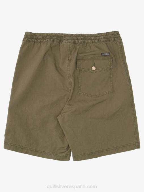 aceituna polvorienta Waterman después de pantalones cortos de surf D6T4D1579 hombres Quiksilver
