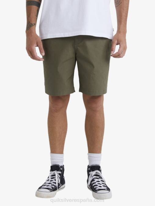 aceituna polvorienta Waterman después de pantalones cortos de surf D6T4D1579 hombres Quiksilver