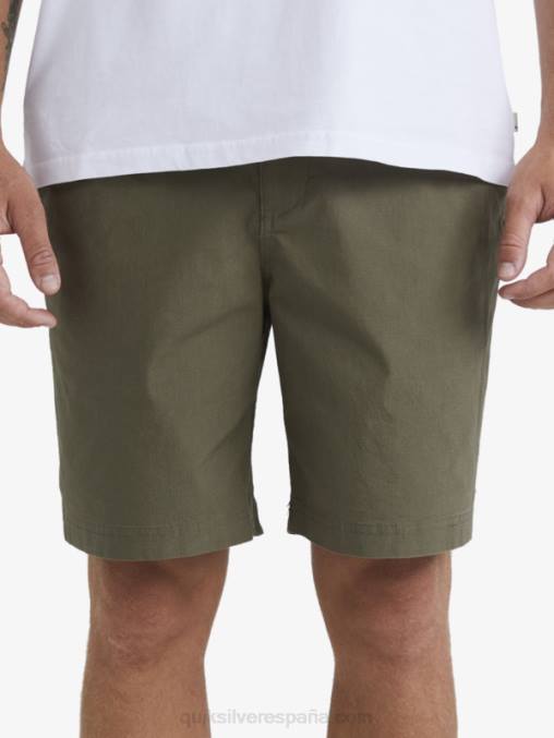 aceituna polvorienta Waterman después de pantalones cortos de surf D6T4D1579 hombres Quiksilver
