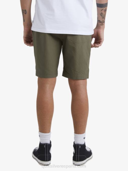 aceituna polvorienta Waterman después de pantalones cortos de surf D6T4D1579 hombres Quiksilver