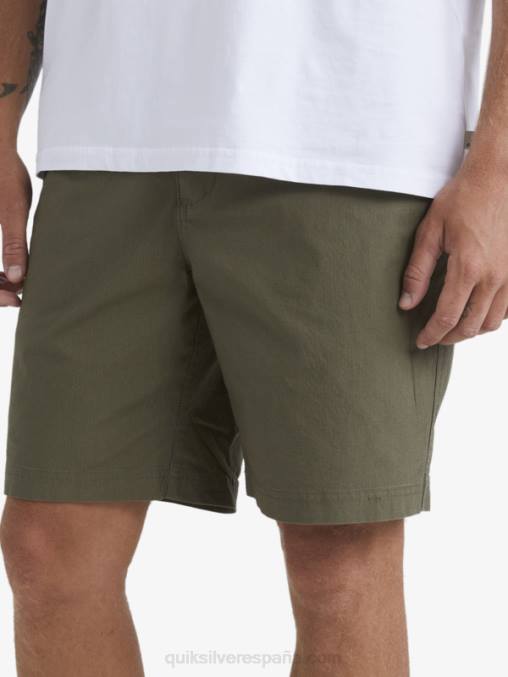 aceituna polvorienta Waterman después de pantalones cortos de surf D6T4D1579 hombres Quiksilver