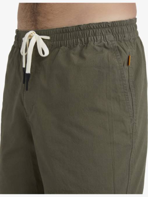 aceituna polvorienta Waterman después de pantalones cortos de surf D6T4D1579 hombres Quiksilver