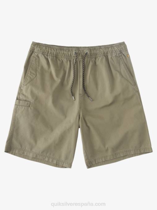 aceituna polvorienta shorts waterman last light elastizados 19 D6T4D253 hombres Quiksilver