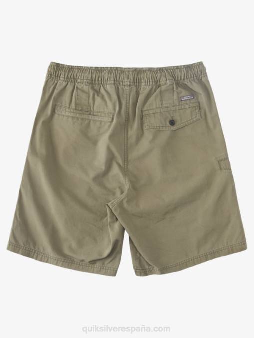 aceituna polvorienta shorts waterman last light elastizados 19 D6T4D253 hombres Quiksilver
