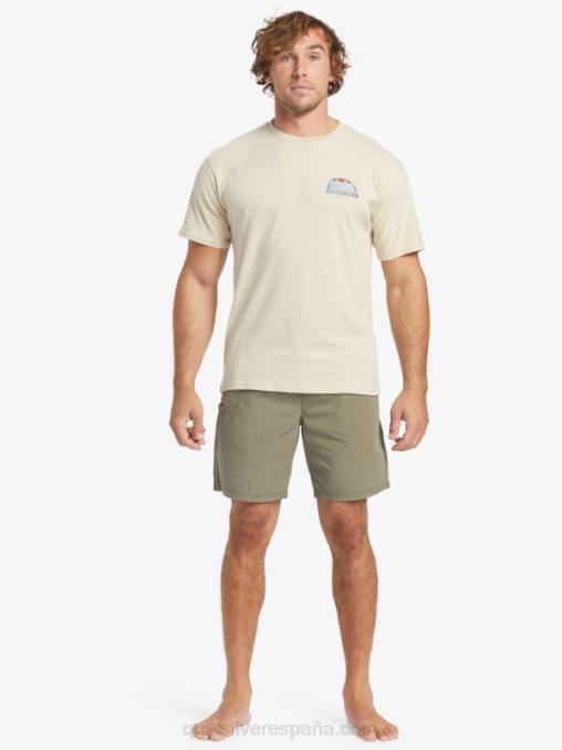 aceituna polvorienta shorts waterman last light elastizados 19 D6T4D253 hombres Quiksilver