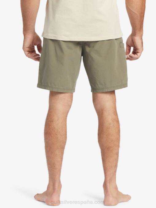 aceituna polvorienta shorts waterman last light elastizados 19 D6T4D253 hombres Quiksilver