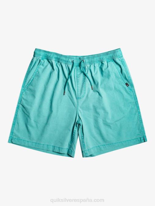 azul bretaña shorts elásticos taxer D6T4D325 hombres Quiksilver
