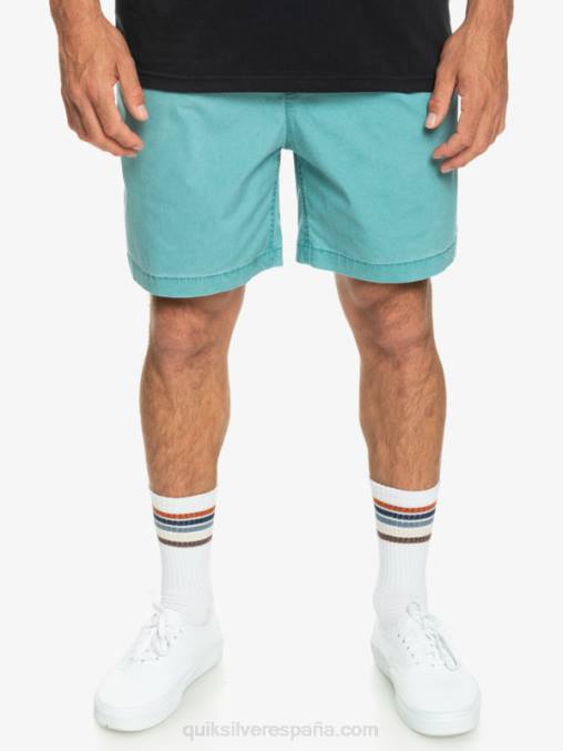 azul bretaña shorts elásticos taxer D6T4D325 hombres Quiksilver