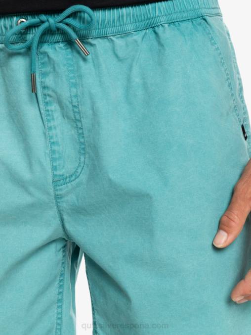 azul bretaña shorts elásticos taxer D6T4D325 hombres Quiksilver