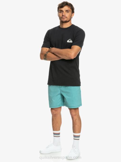 azul bretaña shorts elásticos taxer D6T4D325 hombres Quiksilver