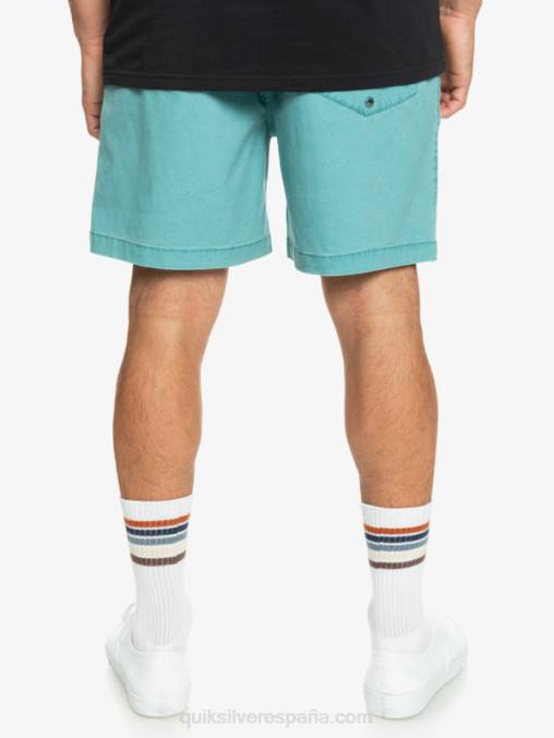 azul bretaña shorts elásticos taxer D6T4D325 hombres Quiksilver