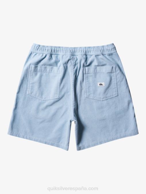 azul celeste shorts de pana taxer D6T4D361 hombres Quiksilver