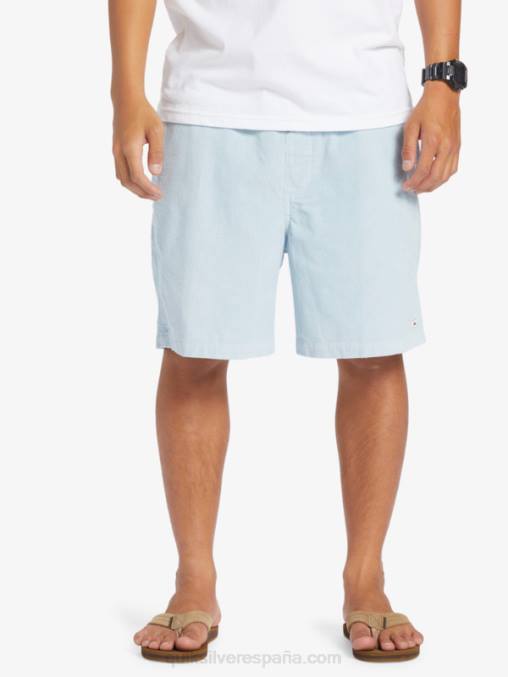 azul celeste shorts de pana taxer D6T4D361 hombres Quiksilver