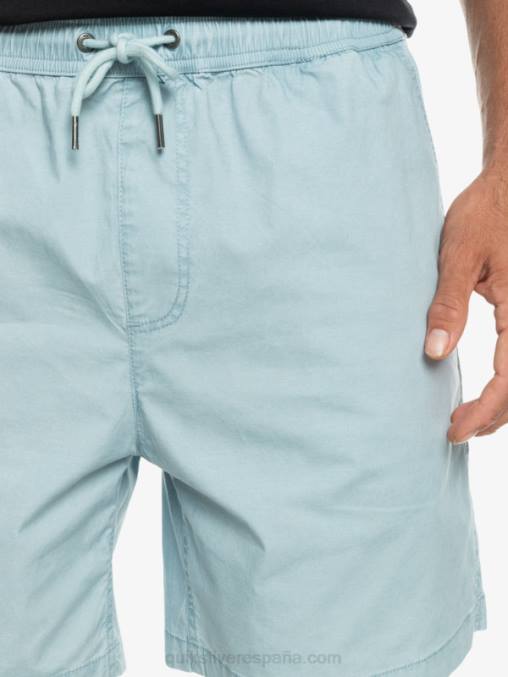 azul celeste shorts elásticos taxer D6T4D324 hombres Quiksilver