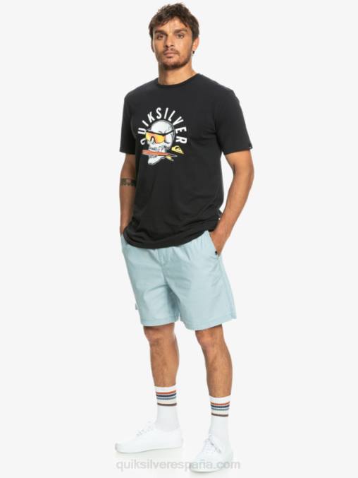 azul celeste shorts elásticos taxer D6T4D324 hombres Quiksilver