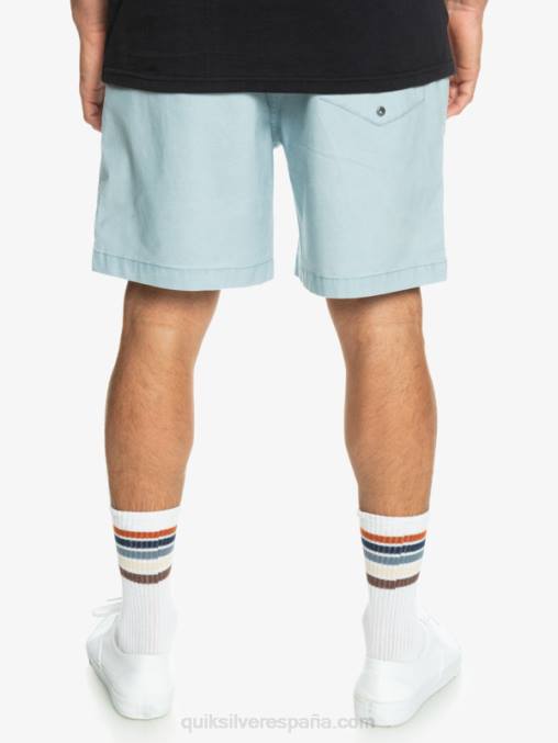 azul celeste shorts elásticos taxer D6T4D324 hombres Quiksilver