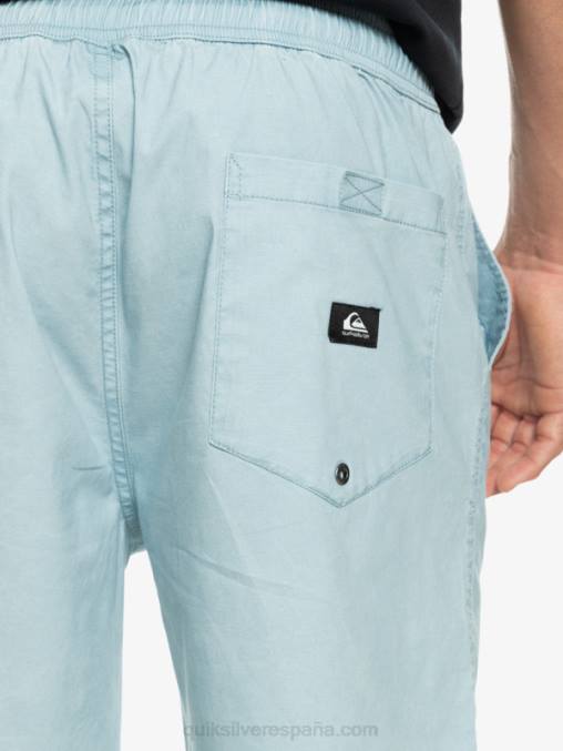 azul celeste shorts elásticos taxer D6T4D324 hombres Quiksilver