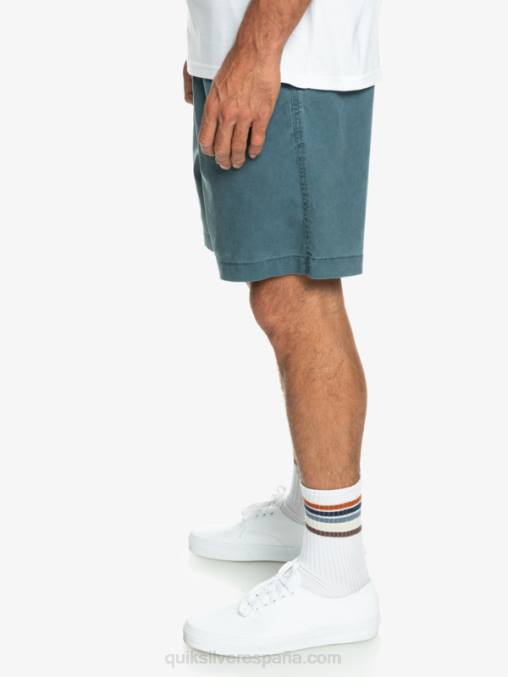 azul marino medianoche shorts elásticos taxer D6T4D323 hombres Quiksilver