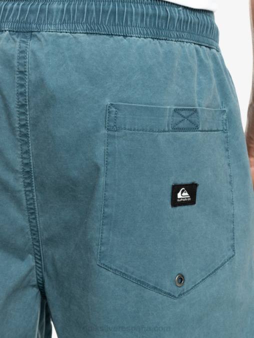azul marino medianoche shorts elásticos taxer D6T4D323 hombres Quiksilver