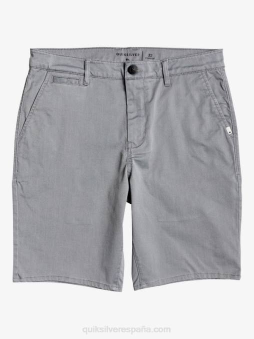 brezo gris claro shorts chinos con bolsillos elásticos 20 de daily union D6T4D1312 hombres Quiksilver
