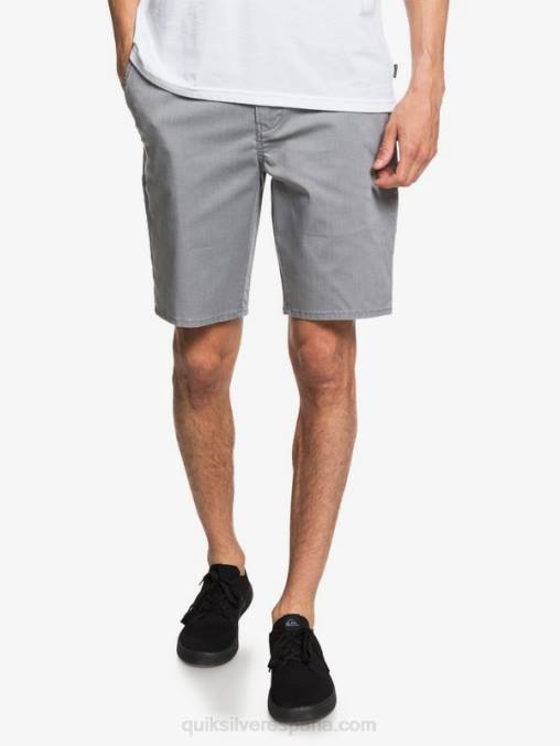 brezo gris claro shorts chinos con bolsillos elásticos 20 de daily union D6T4D1312 hombres Quiksilver