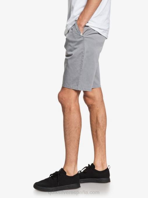 brezo gris claro shorts chinos con bolsillos elásticos 20 de daily union D6T4D1312 hombres Quiksilver