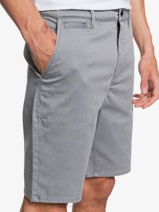 brezo gris claro shorts chinos con bolsillos elásticos 20 de daily union D6T4D1312 hombres Quiksilver