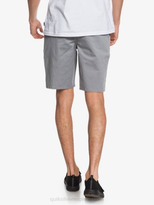 brezo gris claro shorts chinos con bolsillos elásticos 20 de daily union D6T4D1312 hombres Quiksilver