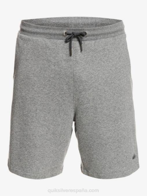 brezo gris claro shorts de chándal orgánicos essentials 19 D6T4D1659 hombres Quiksilver