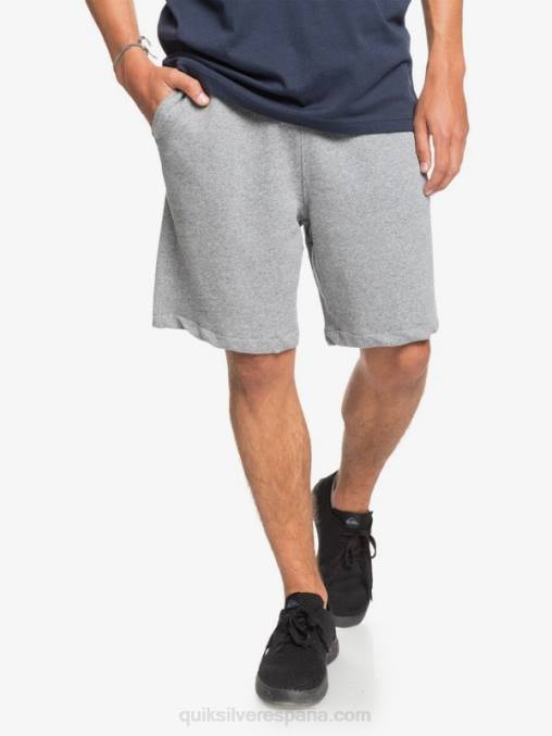brezo gris claro shorts de chándal orgánicos essentials 19 D6T4D1659 hombres Quiksilver