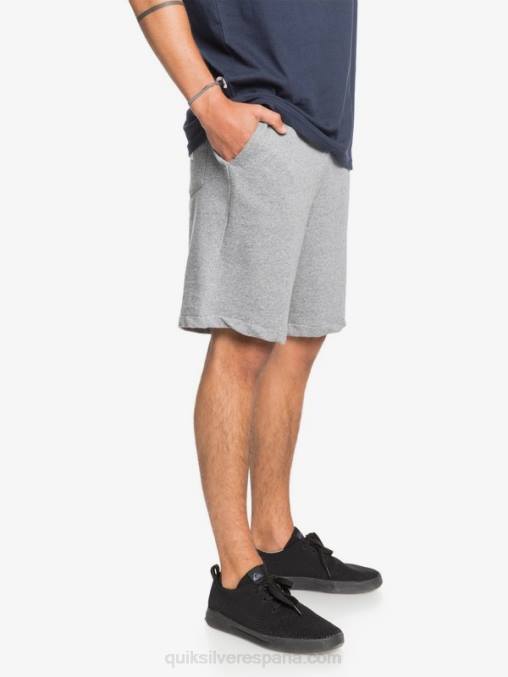 brezo gris claro shorts de chándal orgánicos essentials 19 D6T4D1659 hombres Quiksilver