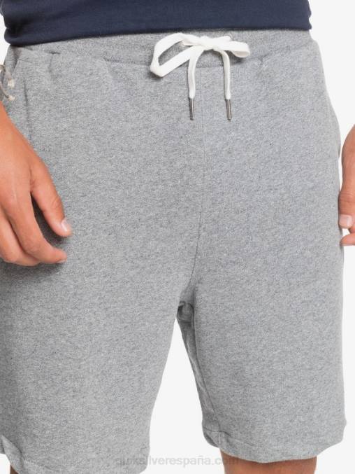brezo gris claro shorts de chándal orgánicos essentials 19 D6T4D1659 hombres Quiksilver