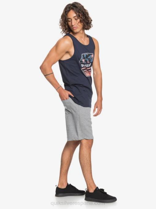 brezo gris claro shorts de chándal orgánicos essentials 19 D6T4D1659 hombres Quiksilver