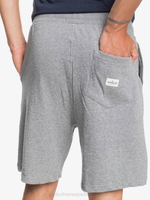 brezo gris claro shorts de chándal orgánicos essentials 19 D6T4D1659 hombres Quiksilver
