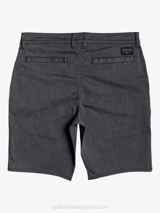 brezo gris oscuro shorts chinos con bolsillos elásticos 20 de daily union D6T4D1313 hombres Quiksilver