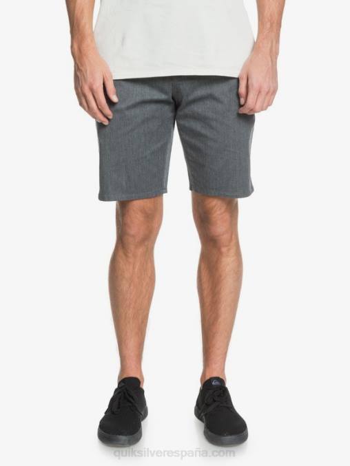 brezo gris oscuro shorts chinos con bolsillos elásticos 20 de daily union D6T4D1313 hombres Quiksilver