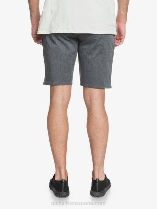 brezo gris oscuro shorts chinos con bolsillos elásticos 20 de daily union D6T4D1313 hombres Quiksilver