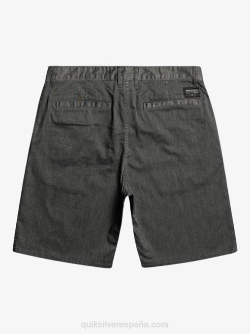 brezo gris oscuro shorts chinos elásticos daily union 20 D6T4D855 hombres Quiksilver