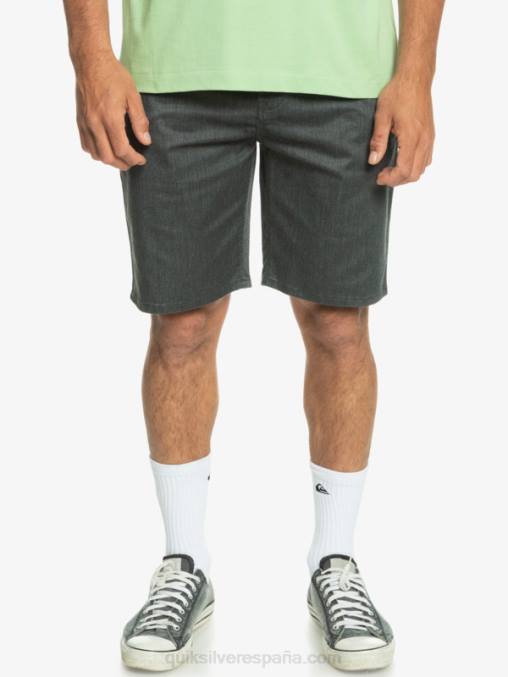 brezo gris oscuro shorts chinos elásticos daily union 20 D6T4D855 hombres Quiksilver