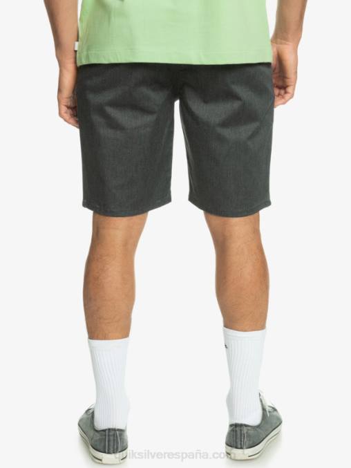 brezo gris oscuro shorts chinos elásticos daily union 20 D6T4D855 hombres Quiksilver