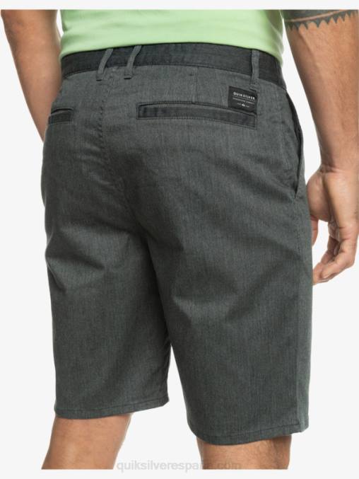 brezo gris oscuro shorts chinos elásticos daily union 20 D6T4D855 hombres Quiksilver